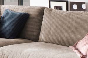 Sofa MADELINE 3-Sitzer Cord Taupe