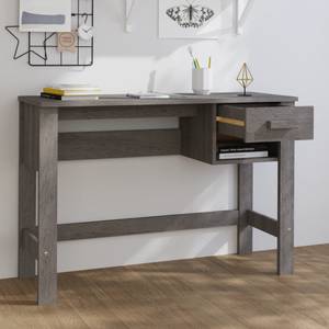 Schreibtisch 3015245 Grau - Holzwerkstoff - Massivholz - Holzart/Dekor - 110 x 75 x 40 cm