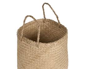 Korb HALONG 2-tlg Beige - Blau - Naturfaser - 30 x 26 x 30 cm