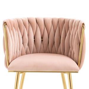 Fauteuil simple lot de 2 Mercury Ⅴ Rose foncé