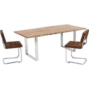 Table Harmony Gris brillant - 160 x 80 cm