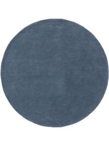 Tapis en laine rond Bent Bleu - 150 x 150 cm