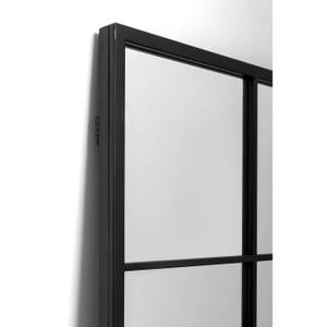 Miroir Finestra Noir - Métal - 90 x 180 x 3 cm