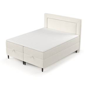 Boxspringbett Nea Weiß - Breite: 160 cm