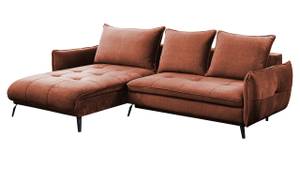 Ecksofa Vigo Braun - Ecke davorstehend links