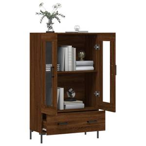 Highboard DE2729 Eiche Schwarzbraun Dekor