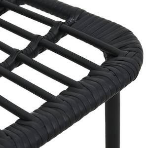 Garten-Essgruppe (5-teilig) 3012986-3 Schwarz - Kunststoff - Polyrattan - 80 x 74 x 80 cm