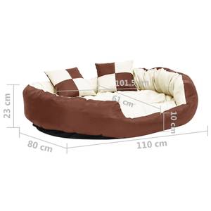 Hundekissen 3006175 Braun - Creme - 110 x 23 x 80 cm