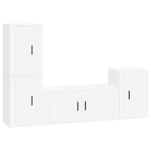 TV-Schrank 4er Set D905 Weiß