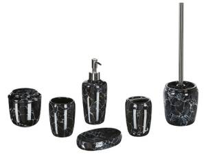 Set d'accessoires de salle de bain Noir - Blanc