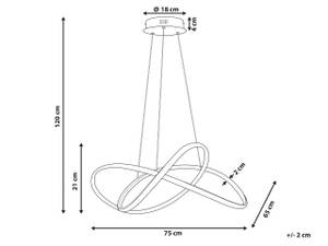 Lampe suspension TUMEN Doré - Métal - 75 x 120 x 65 cm