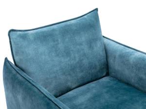 Sessel JOEL Blau - Textil - 82 x 82 x 83 cm