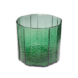 Vase Emerald Grün - Glas - 23 x 20 x 23 cm