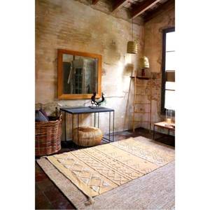 Tapis 13447 Beige - Fibres naturelles - Textile - 170 x 2 x 240 cm