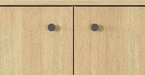 Sideboard SCANDI Braun - Holzwerkstoff - 157 x 82 x 40 cm