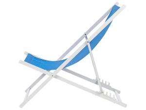 Chaise longue LOCRI II Bleu - Blanc