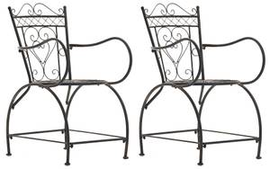 Chaises de jardin Sheela Lot de 2 Bronze