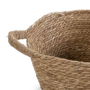 Set de 3 paniers Icia fibre naturelle Marron - Fibres naturelles - 38 x 28 x 38 cm