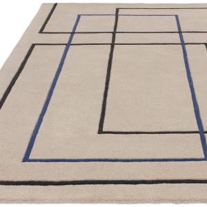 Tapis moderne pure laine fait main FRAME 200 x 290 cm