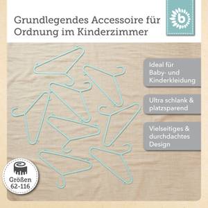 Kinder-Kleiderbügel Mia 8tlg. Türkis