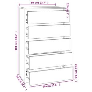 Schubladenschrank 823019 Eiche