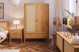 Kleiderschrank mit Schublade INA Wildeiche