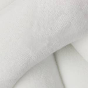 1 x Knotenkissen weiß Weiß - Kunststoff - Textil - 25 x 25 x 25 cm