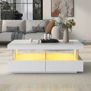 Table basse BRILLDiana Ⅲ Blanc