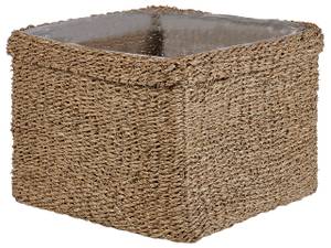 Cache-pot d'intérieur RIVULINE Beige - Bleu - Fibres naturelles - 30 x 45 x 30 cm