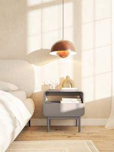 Nachttisch ORO Beige - Braun