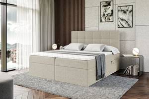 Boxspringbett MARCE Beige - Breite: 180 cm - H4