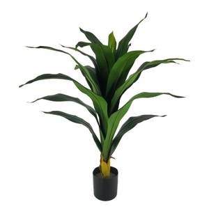 Yucca plante tropicale artificielle YUKO Vert - Matière plastique - 80 x 80 x 80 cm