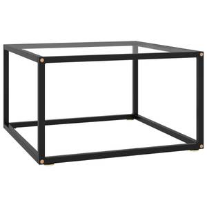 Couchtisch DE259 Schwarz - Glas - 60 x 35 x 60 cm