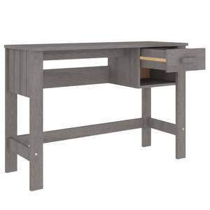 Bureau 3015245 Gris - Bois manufacturé - Bois massif - Bois/Imitation - 110 x 75 x 40 cm