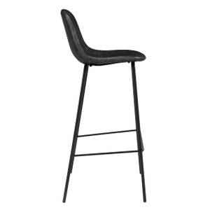 Tabouret de bar Henrik (Lot de 2) Noir