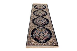 Tapis de passage Nain XI Bleu - Textile - 67 x 1 x 203 cm