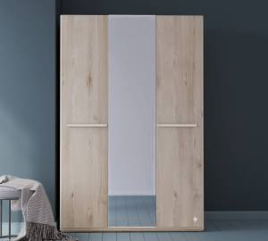 Armoire Duo Marron - Bois manufacturé - 135 x 204 x 61 cm