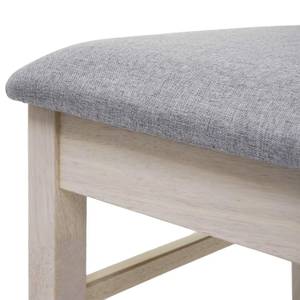 Chaise salle à manger G47 (lot de 2) Gris - En partie en bois massif - 47 x 100 x 58 cm