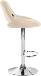 Tabouret de bar Milet Lot de 2 Crème