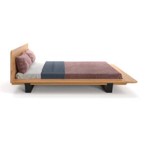 Loft-Bett Nova aus Massivholz und Metall 140 x 200 cm