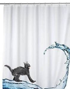 Duschvorhang Katze, 180 x 200 cm