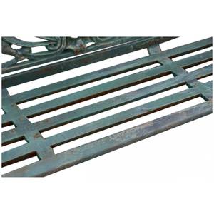 Banc de Jardin Art Nouveau Vert - 70 x 110 x 184 cm