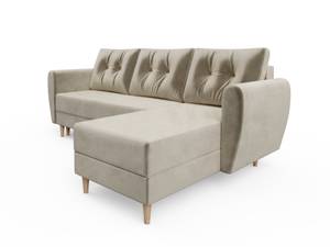 Ecksofa PALER Beige - Ecke davorstehend rechts