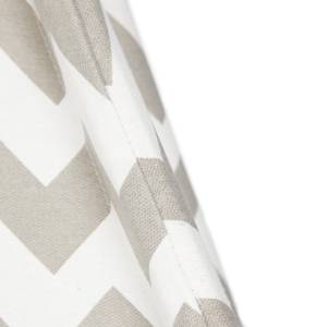 Tipi Zelt Kinder Grau - Weiß - Holzwerkstoff - Textil - 115 x 160 x 115 cm