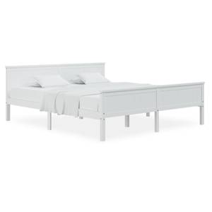 Cadre de lit 3014967 Blanc - Largeur : 208 cm