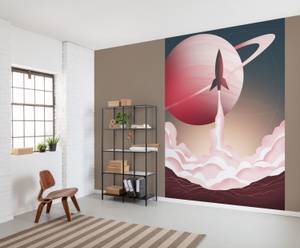 Fototapete Explore the Universe 610835 Pink - Naturfaser - Textil - 200 x 280 x 280 cm