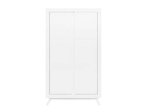 armoire 2-portes Anne Blanc - Bois manufacturé - 106 x 185 x 55 cm