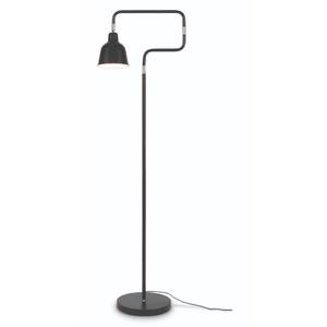 Lampadaire London F/B Noir - Métal - 28 x 150 x 44 cm