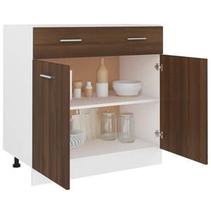 Küchenschrank 3015789-16 Braun - Eiche Dunkel - 80 x 46 cm