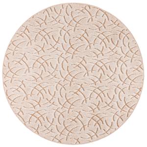 Teppich Frieda Rund Beige - 100 x 100 cm